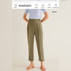 Soft straight trousers MANGO